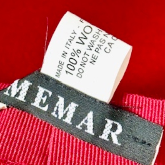 Red Wool Hat - Picture 4 of 5